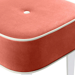 Квадратный мягкий пуф на белых ножках Winton Pouf Square варинант исполнения - 16 | Loft Concept в Твери