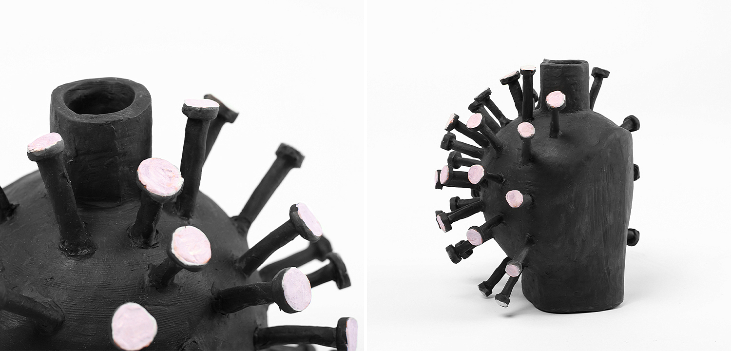 Ваза Khiry Round Spikes Vase Ваза Khiry Round Spikes Vase - Loft-Concept в Твери