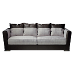 Элитарный современный диван Birmingham с кожаными вставками  варинант исполнения - 1 | Loft Concept в Твери