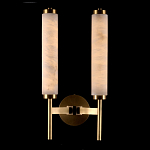 Бра с 2-мя цилиндрическими каменными плафонами Wand of Light варинант исполнения - 1 | Loft Concept в Твери