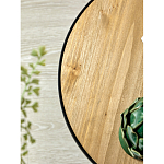 Приставной столик с факутрным черным основанием Ethiopia варинант исполнения - 4 | Loft Concept в Твери