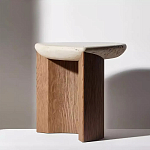 Дизайнерский журнальный стол полукруглой формы Pokun варинант исполнения - 1 | Loft Concept в Твери