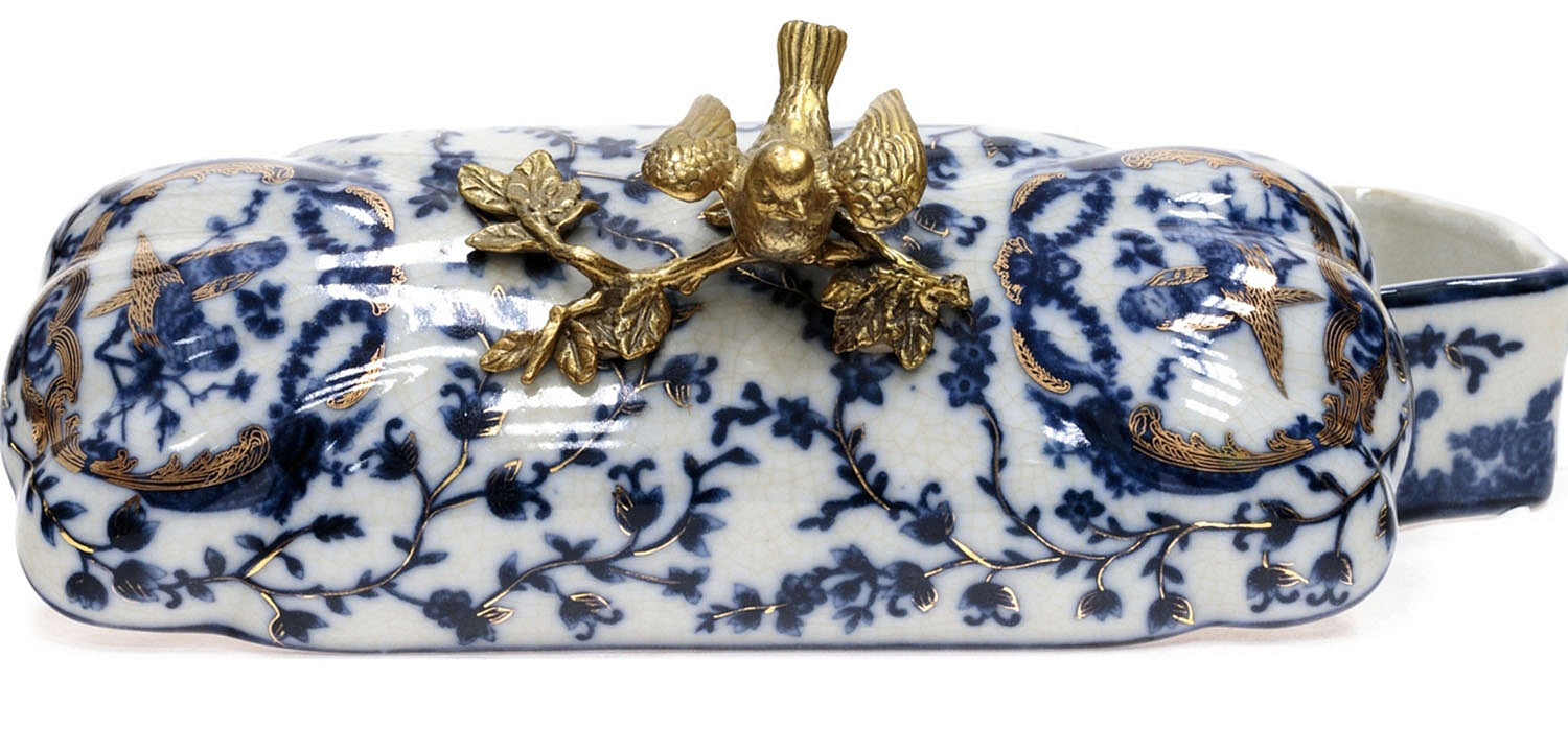 Шкатулка Pattern & Bronze Birds Long - Loft-Concept в Твери