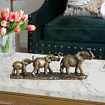 Композиция в виде семьи слонов Elephants Figurine варинант исполнения - 1 | Loft Concept в Твери