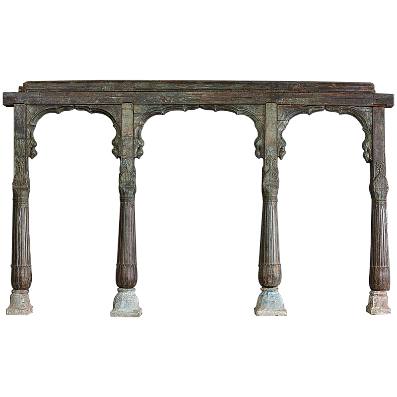 Старинная индийская резная арка из тика Antique Indian Carved Arch Старинная индийская резная арка из тика Antique Indian Carved Arch в Твери | Loft Concept