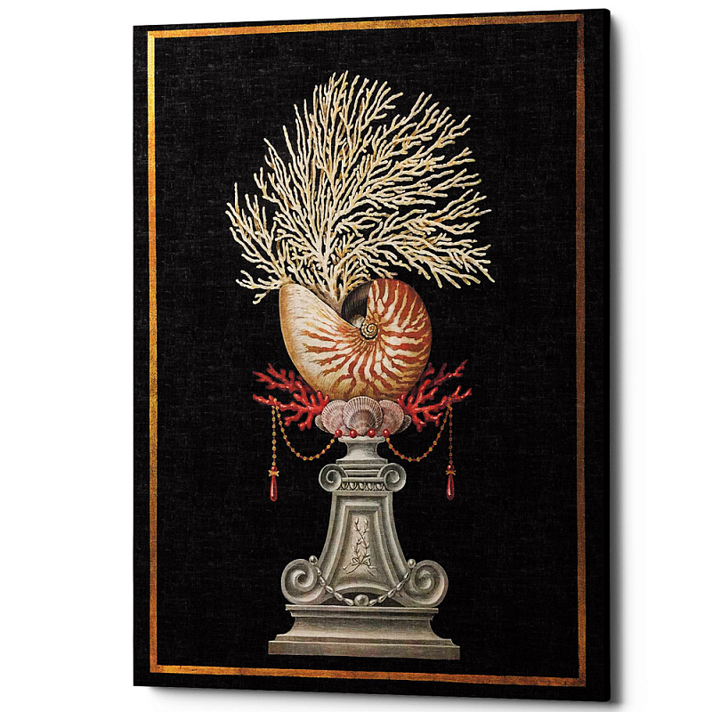 Постер Sea Vase Poster 3 Черный Бежевый Постер Sea Vase Poster 3 Черный Бежевый в Твери | Loft Concept