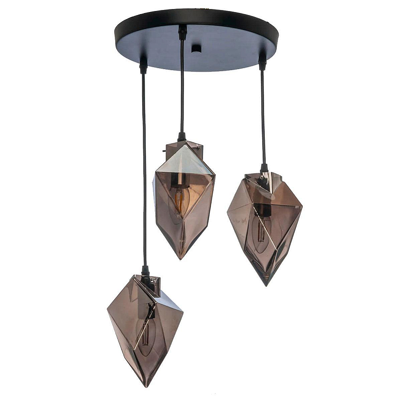 Люстра Glass crystal Черный Серый (Gray) Люстра Glass crystal Черный Серый (Gray) в Твери | Loft Concept
