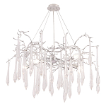 Люстра подвесная с прозрачными подвесками в форме капель Droplet Chandelier варинант исполнения - 4 | Loft Concept в Твери