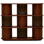 Стеллаж Zacharie Brown Wood Rack варинант исполнения - 2 | Loft Concept в Твери