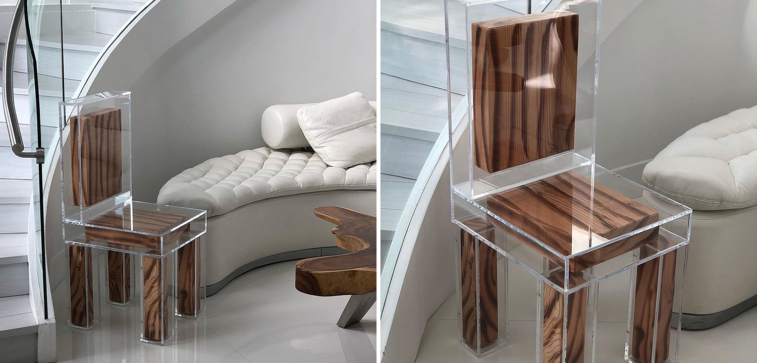 Стул Transparent Wood Chair Стул Transparent Wood Chair - Loft-Concept в Твери