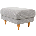 Мягкий пуф на деревянных ножках Garner Pouf Light варинант исполнения - 3 | Loft Concept в Твери