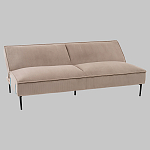 Диван современный вельветовый прямой Worcester Бежевый  варинант исполнения - 4 | Loft Concept в Твери