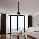 Подвесной светильник с черным металлическим плафоном Capability варинант исполнения - 1 | Loft Concept в Твери