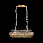 Люстра овальной формы хрустальная в неоклассическом стиле Majesty варинант исполнения - 2 | Loft Concept в Твери