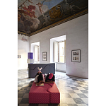 Дизайнерский модульный диван волнистой формы с цветным принтом Poltronova Superonda Sofa варинант исполнения - 10 | Loft Concept в Твери