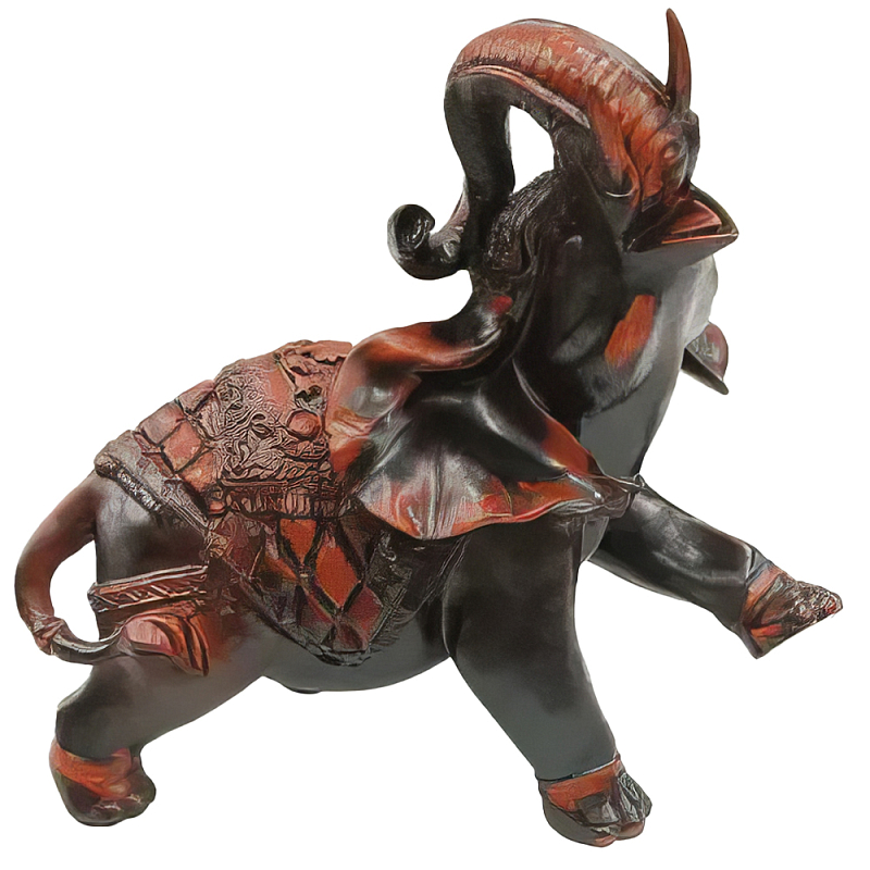 Статуэтка в виде слона Happy Elephant Коричневый Статуэтка в виде слона Happy Elephant Коричневый в Твери | Loft Concept
