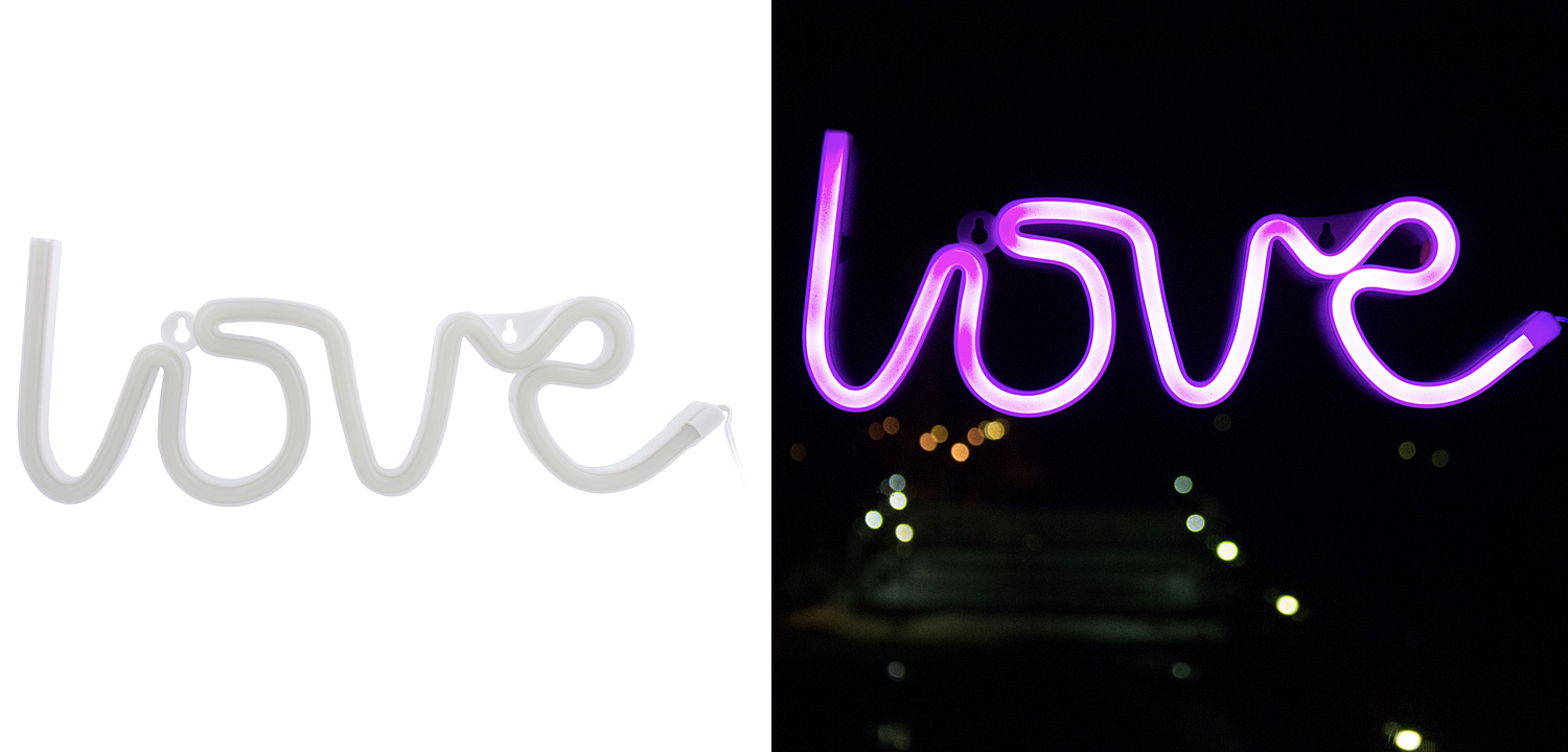 Неоновая лампа LOVE Неоновая лампа LOVE - Loft-Concept в Твери