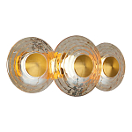 Бра из трех стеклянных фактурных дисков Eyepiece варинант исполнения - 3 | Loft Concept в Твери