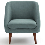 Кресло бирюзовое Pauley Turquoise Armchair варинант исполнения - 2 | Loft Concept в Твери