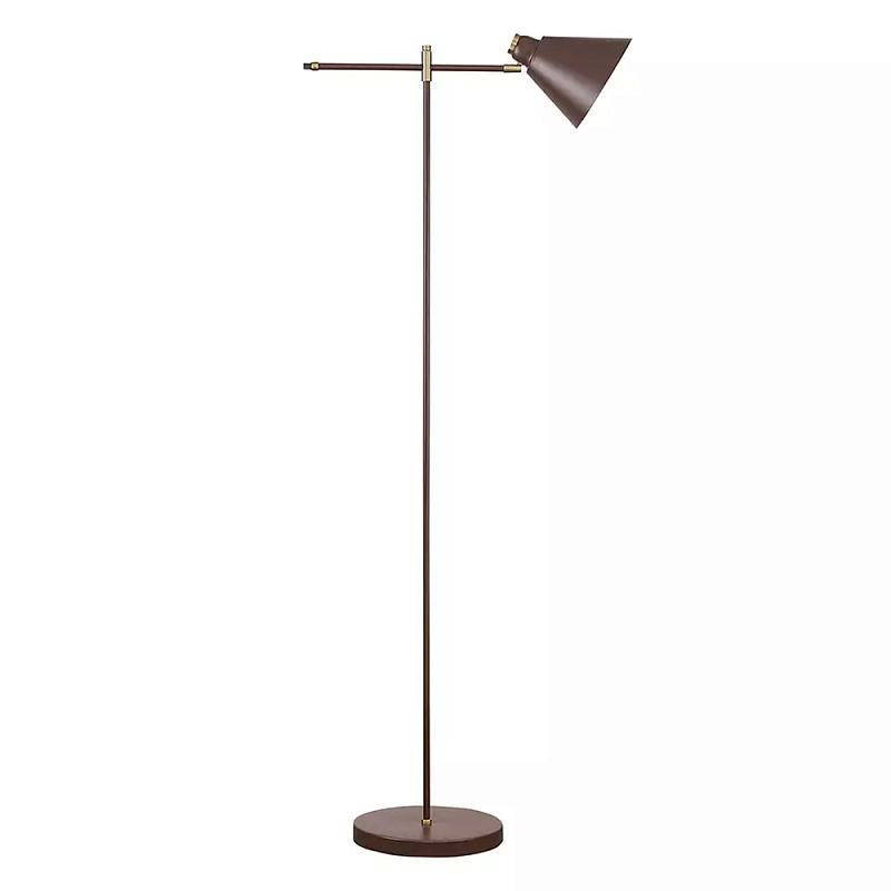 Торшер с наклонным конусообразным плафоном Opaque Movable Lamp Сливовый Бежевый Торшер с наклонным конусообразным плафоном Opaque Movable Lamp Сливовый Бежевый в Твери | Loft Concept