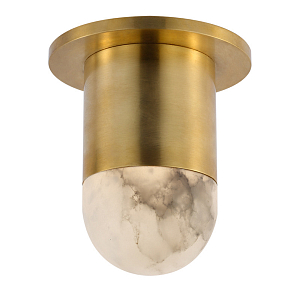 Потолочный светильник светодиодный с плафоном из натурального камня Purgatory