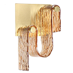 Бра волнистой формы из фактурного стекла Wave варинант исполнения - 5 | Loft Concept в Твери