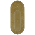 Подставка под благовония из эпоксидной смолы шампань Epoxy Resin Flowers Incense Oval Stand Champagne варинант исполнения - 1 | Loft Concept в Твери