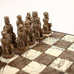 Шахматы  из  камня Cargador del Tiempo Chess Мексика ручная работа варинант исполнения - 3 | Loft Concept в Твери