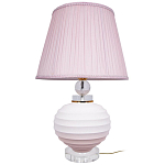 Настольная лампа керамическая Pink lampshade варинант исполнения - 1 | Loft Concept в Твери