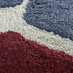 Чехол на подушку с рисунком серо-синего цвета Elan Textured варинант исполнения - 4 | Loft Concept в Твери