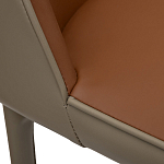 Стул барный с терракотовой обивкой из экокожи Spectacular High Chair варинант исполнения - 3 | Loft Concept в Твери