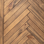 Шкаф из массива сосны с орнаментом "Ёлочка" Geometric Ornament варинант исполнения - 5 | Loft Concept в Твери