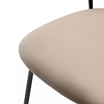 Стул Singer Chair без подлокотников светло-коричневый Велюр варинант исполнения - 5 | Loft Concept в Твери