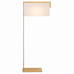 Торшер с прямоугольным абажуром на золотом металлическом каркасе Rectangular Plane  варинант исполнения - 4 | Loft Concept в Твери