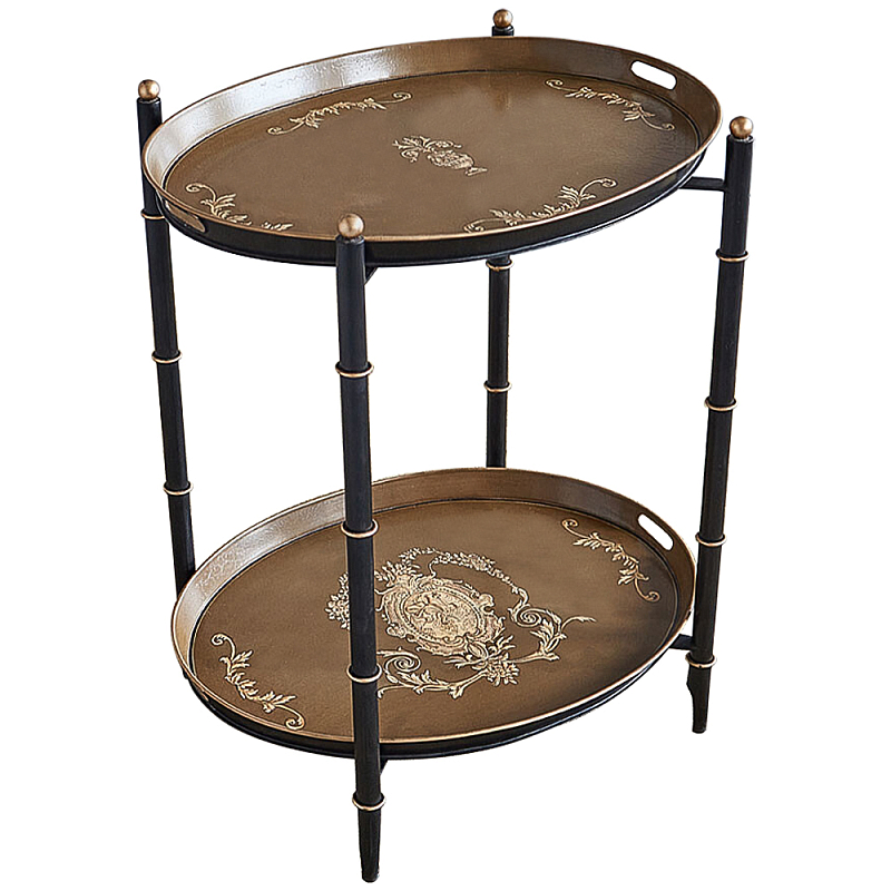 Кофейный стол Chinoiserie Collection Coffee Table Бронза Светло-коричневый Черный Кофейный стол Chinoiserie Collection Coffee Table Бронза Светло-коричневый Черный в Твери | Loft Concept