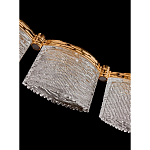 Люстра линейная с текстурными овальными абажурами Splendor Palace Style варинант исполнения - 4 | Loft Concept в Твери