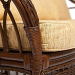 Комплект уличной мебели из ротанга Clara коричневый варинант исполнения - 5 | Loft Concept в Твери