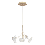 Подвесной светильник с белыми и прозрачными цветочными лепестками Wintery flovers варинант исполнения - 1 | Loft Concept в Твери