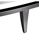 Комод фактурный серебристый с дверцами Silver Chest of Drawers варинант исполнения - 3 | Loft Concept в Твери