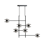 Каркасная люстра Balance варинант исполнения - 1 | Loft Concept в Твери