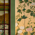 Обои ручная роспись Four Seasons Original colourway on painted Xuan paper with gold ombre варинант исполнения - 3 | Loft Concept в Твери