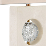 Настольная лампа из мрамора с тканевым прямоугольным абажуром Eternity варинант исполнения - 1 | Loft Concept в Твери