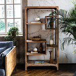 Деревянный стеллаж Nery Wooden Rack варинант исполнения - 2 | Loft Concept в Твери