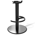 Барный стул вращающийся со спинкой и подлокотниками Douglas Rhombus Синий Велюр варинант исполнения - 3 | Loft Concept в Твери