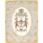 Декоративный постер в раме с рельефным растительным узором арабески New Collection of Arabesques Poster варинант исполнения - 2 | Loft Concept в Твери