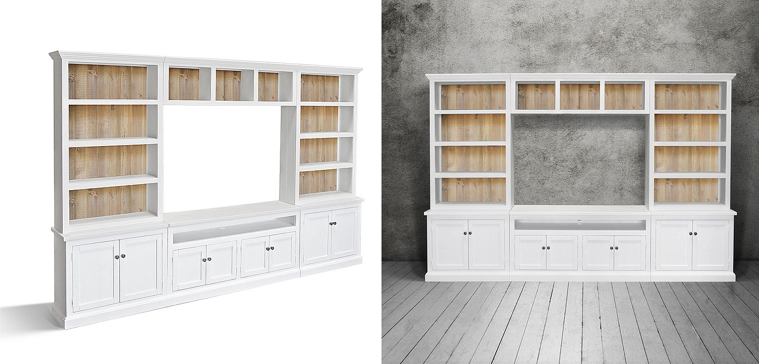 Шкаф-стеллаж Rachele Provence HARMONIE Glacier White Шкаф-стеллаж Rachele Provence HARMONIE Glacier White - Loft-Concept в Твери
