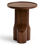 Приставной столик из массива дерева Walnut Triple варинант исполнения - 3 | Loft Concept в Твери