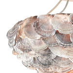 Потолочный светильник с каскадным абажуром из ракушек Sea Ravens варинант исполнения - 1 | Loft Concept в Твери