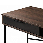 Стол рабочий в стиле лофт с ящиком и нишей для хранения Urban Style Space 2 варинант исполнения - 2 | Loft Concept в Твери