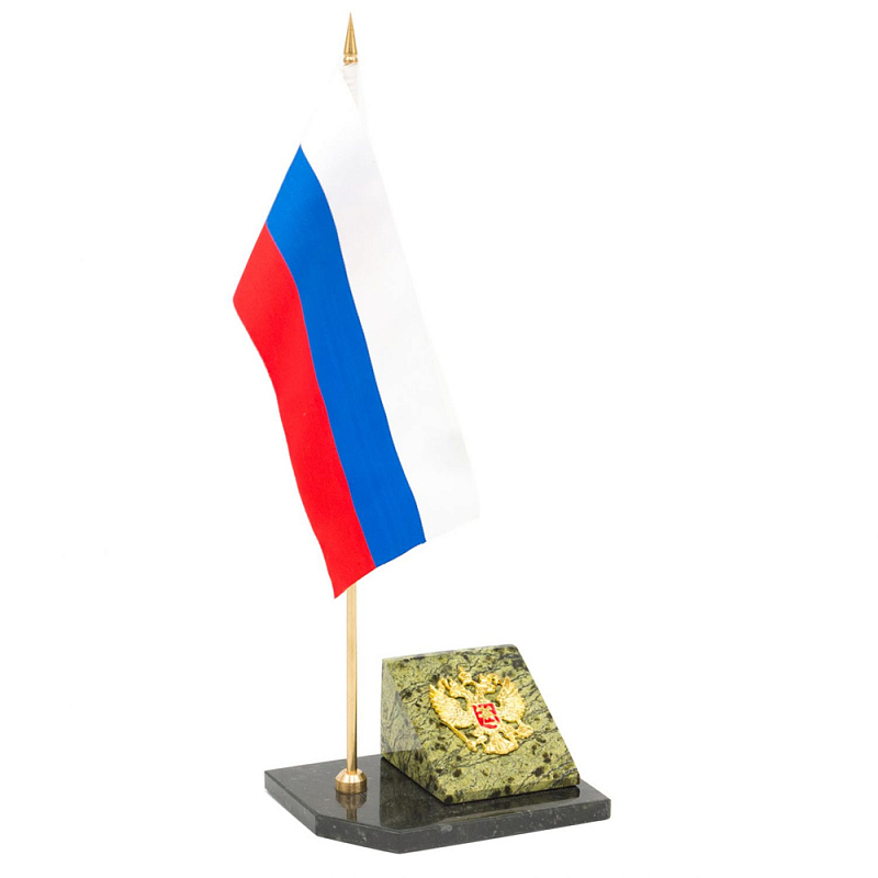 Флагшток с гербом России из натурального камня змеевик Stone Flagpole Змеевик Флагшток с гербом России из натурального камня змеевик Stone Flagpole Змеевик в Твери | Loft Concept